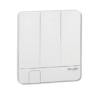 3 Gang Switch cover with keyholdeer E8333KH AVATAR ON E SCHNEIDER