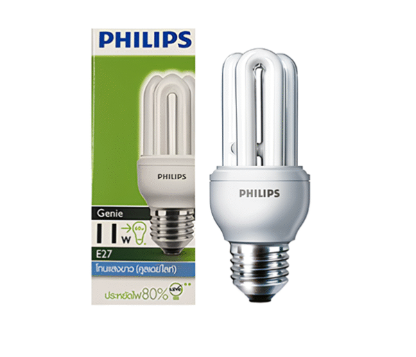 หลอดตะเกียบ Genie 3U 11w w/w PHILIPS