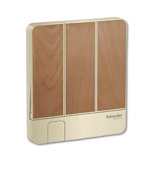 3 Gang Switch cover with keyholdeer E8333KH AVATAR ON E SCHNEIDER - Image 4