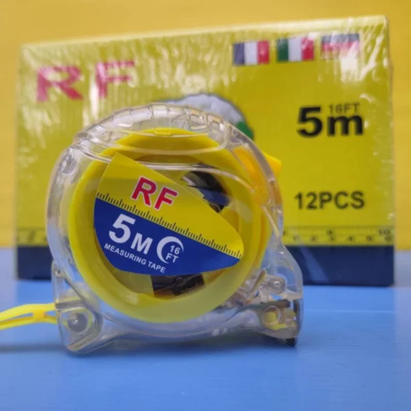 ตลับเมตร 5 เมตร 16 FT รุ่น RF ใส - Image 4