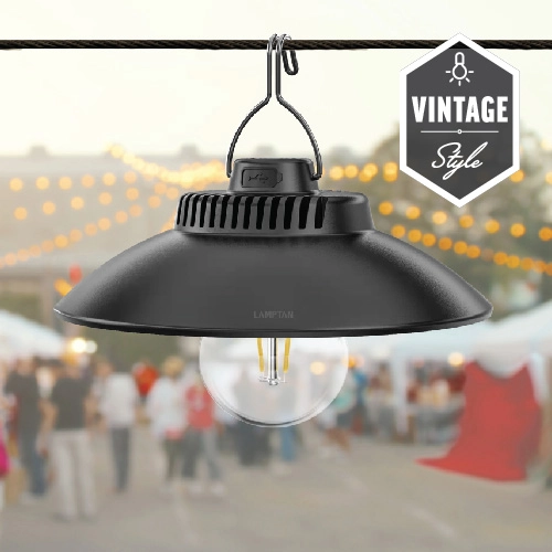 โคมไฟแขวน แบตในตัว w/w รุ่น Vintage LAMPTAN - Image 5