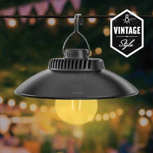โคมไฟแขวน แบตในตัว w/w รุ่น Vintage LAMPTAN - Image 6