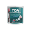 สีเคลือบรวมรองพื้น สูตรน้ำ สำหรับหลากหลายพื้นผิว  aqua shield TOA