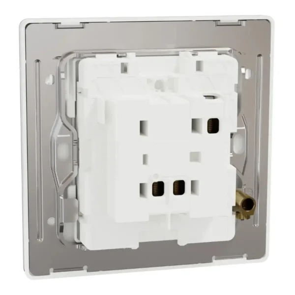 Switch, 1 way, 16AX, 250V, 1 gang, Stainless Steel NUX31_1_SS Unica X SCHNEIDER - Image 2