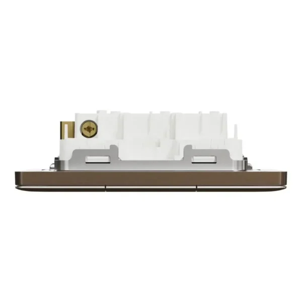 Switch 1 way, 16AX, 250V, 3 gangs, Dark Bronze Unica X SCHNEIDER - Image 4