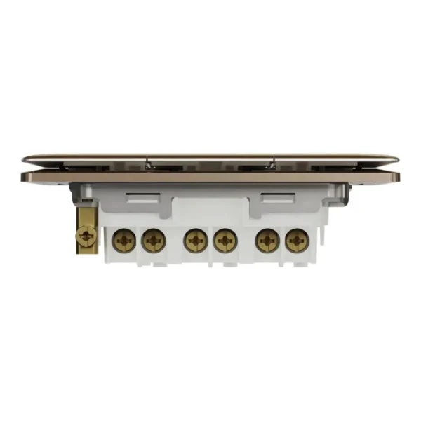 Switch 1 way, 16AX, 250V, 3 gangs, Dark Bronze Unica X SCHNEIDER - Image 5