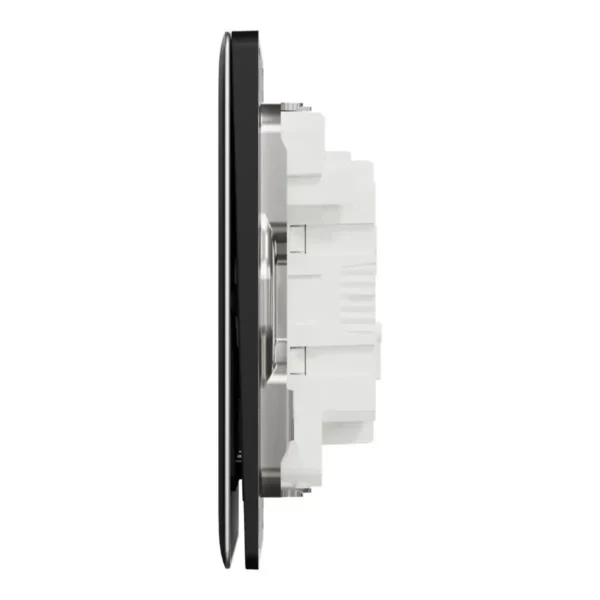 Switch 1 way, 16AX, 250V, 3 gangs,Jet Black NUX33_1_JB Unica X SCHNEIDER - Image 2