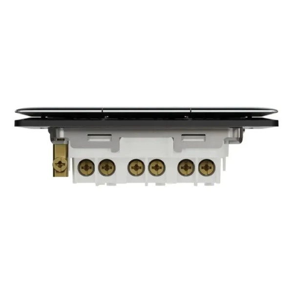 Switch 1 way, 16AX, 250V, 3 gangs,Jet Black NUX33_1_JB Unica X SCHNEIDER - Image 5