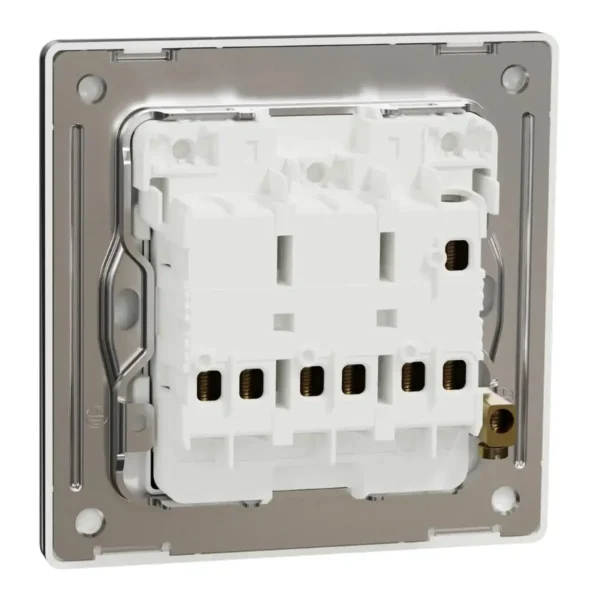 Switch 1 way, 16AX, 250V, 3 gangs,Jet Black NUX33_1_JB Unica X SCHNEIDER - Image 6