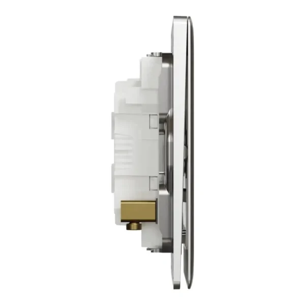 Switch 1 way, 16AX, 250V, 3 gangs, Stainless Steel NUX33_1_SS Unica X SCHNEIDER - Image 4