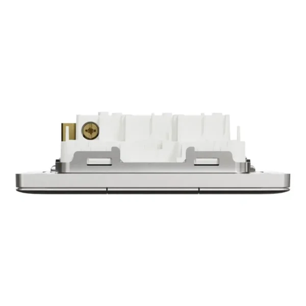 Switch 1 way, 16AX, 250V, 3 gangs, Stainless Steel NUX33_1_SS Unica X SCHNEIDER - Image 5