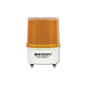 ไฟสัญญาณ มีเสียงไซเรน LED 3IN1 12v/24v/220v 4.5 นิ้ว สีเหลือง รุ่น LED-BW02 BEWON