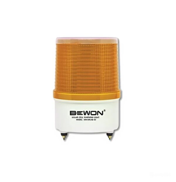 ไฟสัญญาณ มีเสียงไซเรน LED 3IN1 12v/24v/220v 4.5 นิ้ว สีเหลือง รุ่น LED-BW02 BEWON