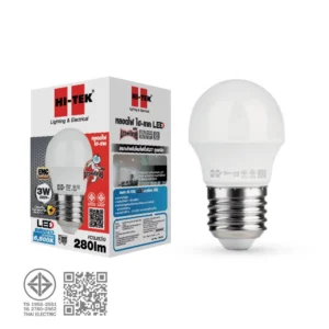 หลอด LED 3w  W/W 280lm รุ่น มวยไทย HI-TEK