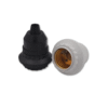 ขั้วห้อย ฝาชีพลาสติก (เฉพาะขั้ว) E27 NT-KF830B NATO