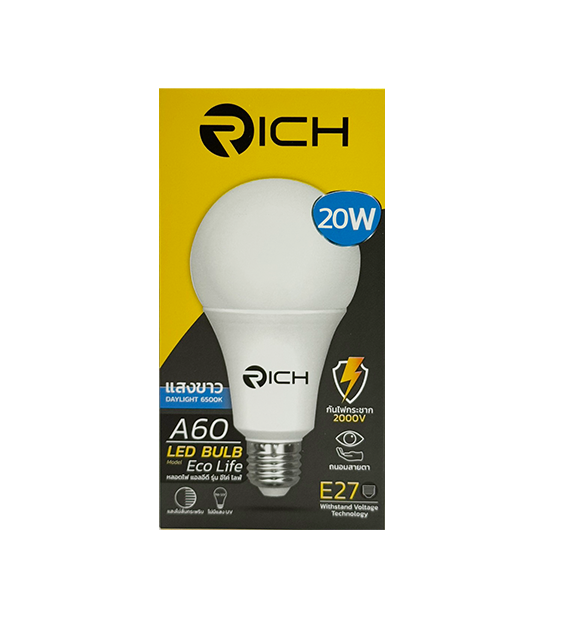 LED BULB 20w W/W Eco Life RICH - Image 2
