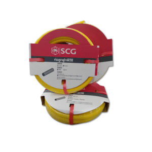 ท่ออ่อนลายลูกฟูก 5 เมตร 10 เมตร สีเหลือง SCG