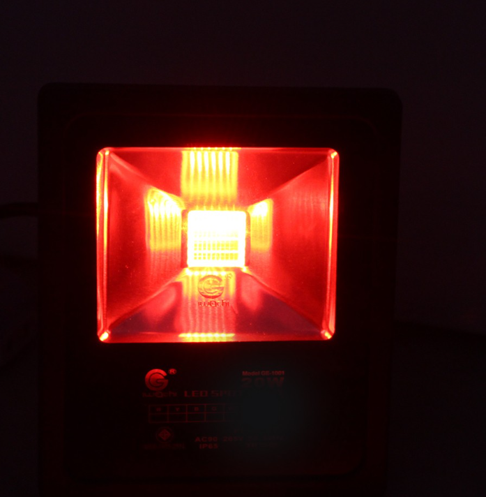 สปอร์ตไลท์ หลากสี LED RGB + รีโมท 100w IWACHI - Image 5