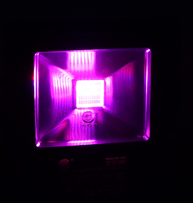 สปอร์ตไลท์ หลากสี LED RGB + รีโมท 100w IWACHI - Image 9