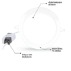 LED panel ฝัง กลม ขาว 6W, 9W, 12W, 24W C/W รุ่น Cameron LAMPO