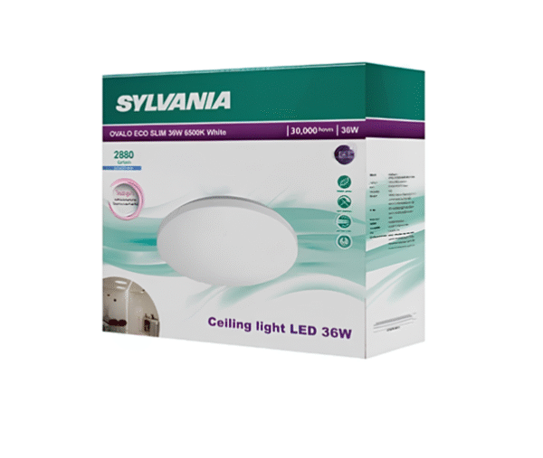 ชุด โคมซาลาเปา LED 36w D/L 2880lm รุ่น Ovalo Eco Slim SYLVANIA - Image 3