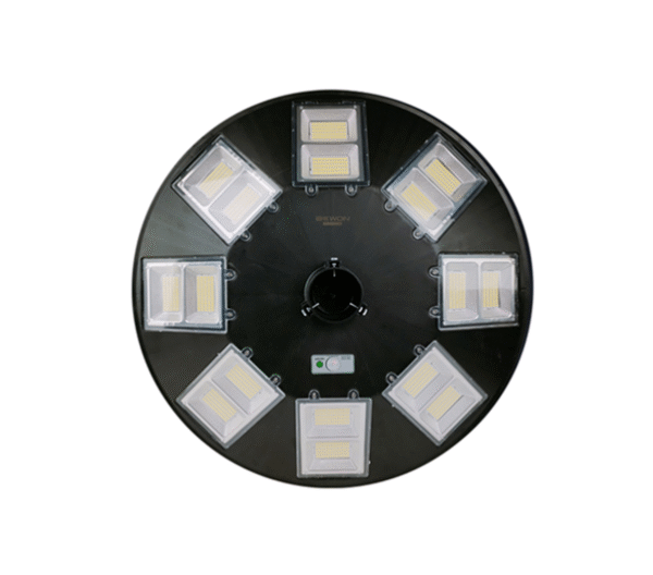 โซล่า โคมหัวเสา UFO 100000w + รีโมท ( หัวโคมเท่านั้น ) BEWON