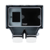 กล่องกันน้ำ มีฝาครอบ 2 ช่อง (เฉพาะกล่อง) IP66 รุ่น WH-RCS66 HACO