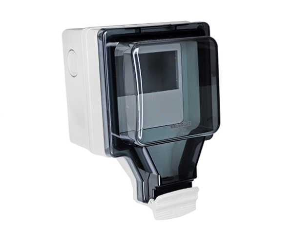 กล่องกันน้ำ มีฝาครอบ 1 ช่อง (เฉพาะกล่อง) IP66 รุ่น WH-S66 HACO KOWANN