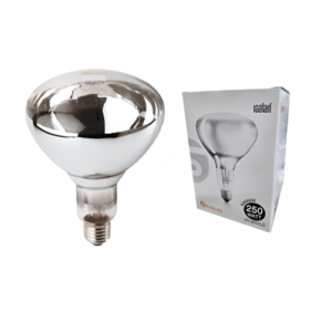 หลอด UV อินฟราเรต แดง 250w หลอดอบหมู Slight