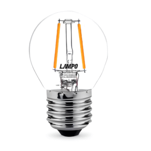 หลอด LED E27 4w W/W Filament รุ่น Big World G125, G95 E27 LAMPO