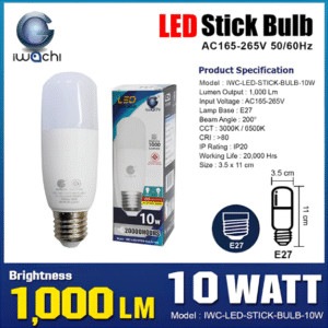 หลอด LED Stick-Bulb 10w D/L IWACHI