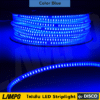 ไฟท่อแบน LED 8w/m น้ำเงิน Blue 480lm #5050 รุ่น Disco IP65 LAMPO