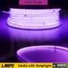 ไฟท่อแบน LED 8w/m ม่วง Purple 480lm #5050 รุ่น Disco IP65 LAMPO