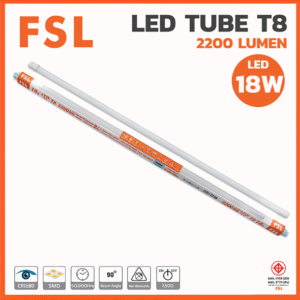 หลอด LED T8 ยาว 18w D/L, W/W FSL
