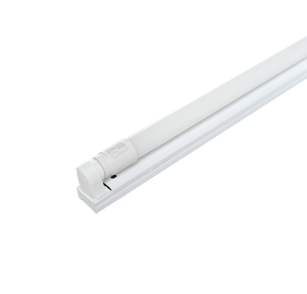SET LED T8 9W, 18W D/L ขาสปริง รางต่อท่อ มิล/หุล รุ่น 4x4 FSL