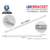 ราง ขาสปริง (รางเปล่า) LED ยาว IWACHI
