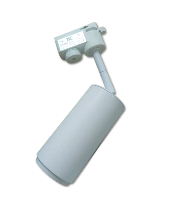 DC-TL-04-WH  แทรคไลท์ LED หน้ากลม ขาว ติดราง DC