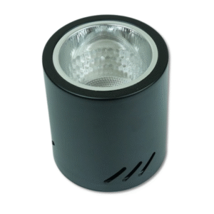 DL-222-3.5-BK  โคมกระป๋อง 3.5นิ้ว E27 กลม ดำ DC