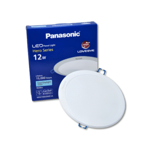 LED PANEL ฝัง กลม ขอบขาว 12w d/l 6 นิ้ว (ก้นบาง) รุ่น Hero PANASONIC