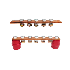 บัสบาร์+ลูกถ้วย SM-35 2 ลูก (5ช่อง) 200A