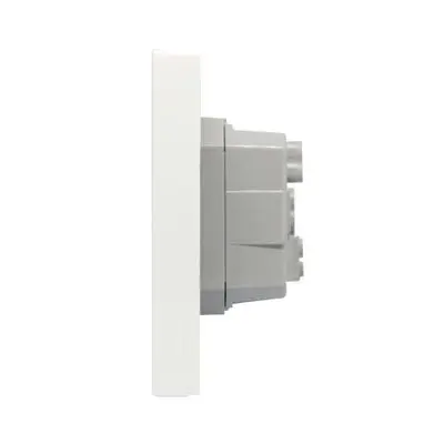 NEXY W ปลั๊กกาวด์ คู่ พร้อมฝาครอบ SQW4185A ขาว BTICINO - Image 4