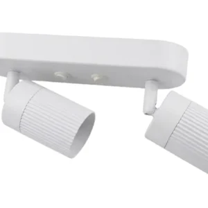 DC-TL-90169A-D-WH-GU10 โคมแทรกไลท์ สีขาว แบบปรับหมุนได้(หลอดคู่)