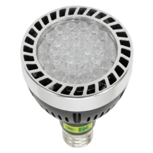LED PAR30 45w w/w สีดำ 3000K (ทรงฝักบัว) DC