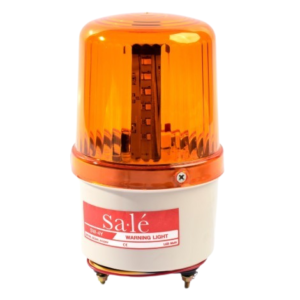 ไฟสัญญาณ ไซเรน มีเสียง LED 4IN1 12v/24v/220v 4 นิ้ว สีเหลือง รุ่น SW-4Y-B SALE