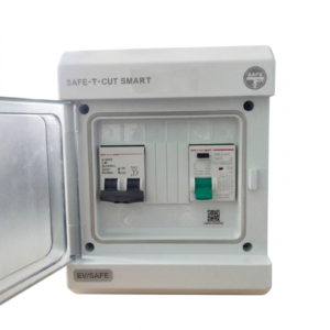 ตู้คอนซูมเมอร์ MCB + RCCB 2P 40A Type B (EV) รุ่น WR-4-05  SAFE-T-CUT