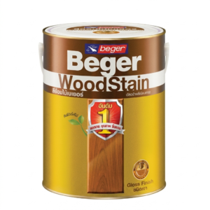 BEGER สีย้อมไม้ เงา G-1911 สีไม้โอ๊ค WoodStain Gloss 1 กล