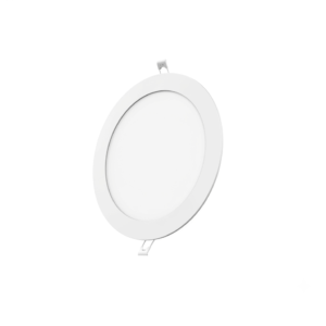 LED Panel 12w D/L 1080lm ฝัง กลม ขอบขาว รุ่น Slim NEX ALPHA