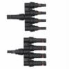 CB-1010 MC4 T-Type 5 Ways Connector (Pair) 1500V. TUV ผู้+เมีย LINK