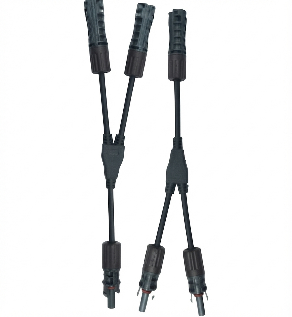 CB-1016AS MC4 Y Branch Cable Connector (Pair) 1500V. TUV Standard LINK