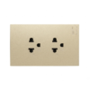SMR ชุด เต้ารับ ปลั๊กกราวด์คู่ สีขาาว P50404N BTICINO (คัดลอก)